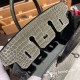 エルメスバーキン 25センチポロサスマットporous Crocodile 81/Gris Tourterelle トゥルティエールグレーシルバー金具 全手縫いbirkin25-002