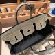 エルメスバーキン 25センチニロティカス Crocodile Niloticus81/Gris Tourterelle トゥルティエールグレーゴールド金具  全手縫いbirkin25-009