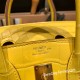 エルメスバーキン 25センチニロティカス Crocodile NiloticusM9 / mimosa ミモザゴールド金具  全手縫いbirkin25-010