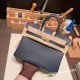 エルメスバーキン 25センチヴォーエプソン Epsom ヴォーエプソン Epsom76/Blue Indigoゴールド金具  全手縫いbirkin25-041