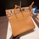 エルメスバーキン 25センチヴォーエプソン Epsom 37 /Gold ゴールドシルバー金具 全手縫いbirkin25-048