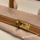 エルメスバーキン 25センチヴォーエプソン Epsom ゴールド Craie クレ 10/Craie & 37/Goldゴールド金具  全手縫いbirkin25-051