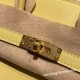 エルメスバーキン 25センチスイフト swift ジョーヌプッサン1Z/Jaune Poussinゴールド金具  全手縫いbirkin25-070