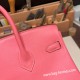 エルメスバーキン 25センチスイフト swift ローズエテ K4 /Rose d’eteゴールド金具  全手縫いbirkin25-071