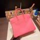 エルメスバーキン 25センチスイフト swift ローズエテ K4 /Rose d’eteゴールド金具  全手縫いbirkin25-071