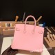 エルメスバーキン 25センチスイフト swift ローズサクラ3Q/Rose Sakura シルバー金具 全手縫いbirkin25-073