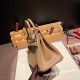 エルメスバーキン 25センチスイフト swift チャイ X モーヴシルベストル0M/Chai & X9 /Mauve Sylvestre  ゴールド金具  全手縫いbirkin25-075