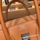 エルメスバーキン 25センチスイフト swift ゴールド37/Gold シルバー金具 全手縫いbirkin25-078