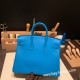 エルメスバーキン 25センチスイフト swift ブルーフリーダ 0F /Blue Fridaゴールド金具  全手縫いbirkin25-084