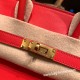 エルメスバーキン 25センチスイフト swift ルージュクー S3 /Rouge Cœur シルバー金具 全手縫いbirkin25-086