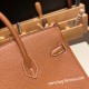 エルメスバーキン 25センチトゴ Togo ゴールド 37/Gold シルバー金具 全手縫いbirkin25-087