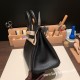 エルメスバーキン 25センチトゴ Togo ブラック89/Black (Noir) シルバー金具 全手縫いbirkin25-090