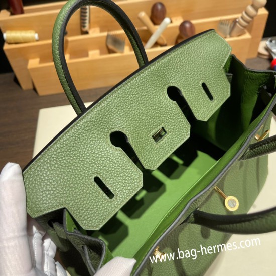 エルメスバーキン 25センチトゴ Togo カノピV6/ Canopeゴールド金具  全手縫いbirkin25-103