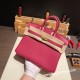 エルメスバーキン 25センチトゴ Togo ルビーB5 /Rubyゴールド金具  全手縫いbirkin25-104