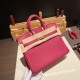 エルメスバーキン 25センチトゴ Togo ルビーB5 /Rubyゴールド金具  全手縫いbirkin25-104