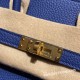 エルメスバーキン 25センチトゴ Togo ブルーエレクトリック7T/ Blue Electricゴールド金具  全手縫いbirkin25-107