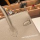 エルメスバーキン 25センチトゴ Togo トゥルティエールグレー81 /Gris Tourterelle  RoseGold  Hardware  全手縫いbirkin25-110