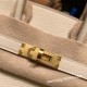 エルメスバーキン 25センチトゴ Togo クレ10/Craieゴールド金具  全手縫いbirkin25-113