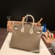 エルメスバーキン 25センチトゴ Togo エトゥープx Craie  クレnew stock  18 /Étoupe Grey & 10/ Craie シルバー金具 全手縫いbirkin25-135