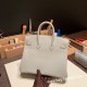 エルメスバーキン 25センチトゴ Togo パールグレーnew stock  80/Pearl Grey シルバー金具 全手縫いbirkin25-141