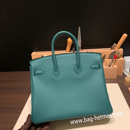 エルメスバーキン 25センチトゴ Togo マラカイト Z6 /Malachiteゴールド金具  全手縫いbirkin25-149