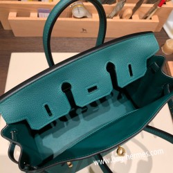 エルメスバーキン 25センチトゴ Togo マラカイト Z6 /Malachiteゴールド金具  全手縫いbirkin25-149