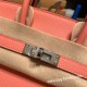 エルメスバーキン 25センチトゴ Togo ローズエテK4 /Rose d’ete シルバー金具 全手縫いbirkin25-152