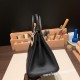 エルメスバーキン 25センチトゴ Togo ブラック 89 /Black (Noir) シルバー金具 全手縫いbirkin25-154