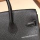 エルメスバーキン 25センチトゴ Togo ブラック 89 /Black (Noir) シルバー金具 全手縫いbirkin25-154