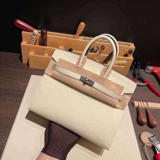 エルメスバーキン 25 外縫い  I2 Nata ナタ全手縫いbirkin25-w004