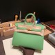 エルメスバーキン 25 外縫い ヴェールクリケット3I Vert Criquet 全手縫いbirkin25-w027