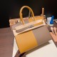 エルメスバーキン 30センチCasaque セサミ x エトゥープ x ブルーニュイシルバー金具 birkin30-024 全手縫い