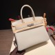 エルメスバーキン 30センチトゴ Togo 80/Pearl Greyパールグレーシルバー金具 birkin30-027 全手縫い