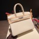 エルメスバーキン 30センチトゴ Togo 10/Craie  クレシルバー金具 birkin30-028 全手縫い