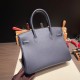 エルメスバーキン 30センチトゴ Togo 2Z/Blue nuit ブルーニュイシルバー金具 birkin30-029 全手縫い