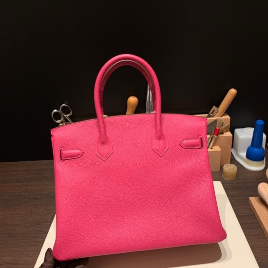 エルメスバーキン 30センチトゴ Togo 8T/Rose Candy  ローズキャンディゴールド金具 birkin30-042 全手縫い