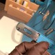 エルメスバーキン 30センチトゴ Togo 7B/Turquoise Blue  ターコイズシルバー金具 birkin30-054 全手縫い