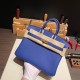 エルメスバーキン 30センチトゴ Togo 7T/Blue Electric ブルーエレクトリックゴールド金具 birkin30-069 全手縫い