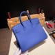 エルメスバーキン 30センチトゴ Togo 7T/Blue Electric ブルーエレクトリックゴールド金具 birkin30-069 全手縫い