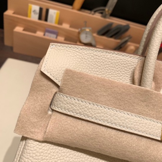 エルメスバーキン 30センチトゴ Togo 81/Gris Tourterelleトゥルティエールグレーゴールド金具 birkin30-073 全手縫い