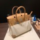 エルメスバーキン 30センチトゴ Togo 1K /Bambou & 37/ Gold バンブー x ゴールドシルバー金具 birkin30-081 全手縫い