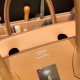 エルメスバーキン 30センチスイフト swift & Canvas4B/Biscuit ビスキュイゴールド金具 birkin30-086 全手縫い