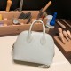 エルメス ボリード ミニ  HERMES Bolide 1923 Miniシェブルミゾル  Chevre  80 /Pearl Grey パールグレー ゴールド金具  bolide-mi046 全手縫い