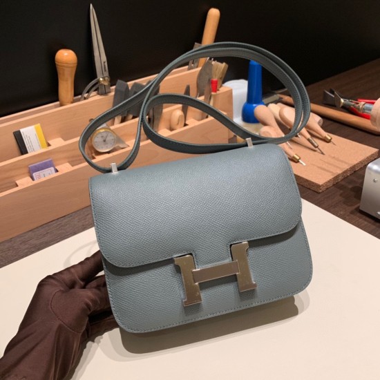 エルメス コンスタンス  HERMES Constance Ⅲ Mini ミニ ヴォーエプソン 63/Vert Amande  ヴェールアマンド シルバー金具 全手縫い