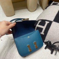 エルメス コンスタンス HERMES Constance Ⅲ Mini  ミニ ヴォーエプソン W0/Vert Bosphore  ヴェールボスフォール 全手縫い ゴールド金具