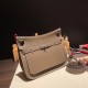 エルメス ジプシエール 28 Jypsiere 28 トリヨンクレマンス Clemence 18/Étoupe Grey (Étoupe)  エトゥープ シルバー金具  Jypsiere-002 全手縫い