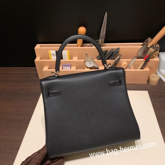 エルメス ケリー25cm togo トゴ  ブラック 89 /Black ゴールド金具 kelly25-019 全手縫い