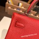 エルメス ケリー25cm togo トゴ  ルージュクー S3/Rouge Cœur シルバー金具  kelly25-039 全手縫い