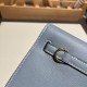 エルメス ケリーダンス Kelly Dance evercolor エバーカラー ブルーランJ7 /Blue Lin ゴールド金具  kellydanse-036 全手縫い