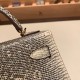 エルメスケリーミニ Kelly bag miniMini Kelly New stock  リザードナチュラ オンブレ 1B/Ombre ゴールド金具   kellymini-004 全手縫い